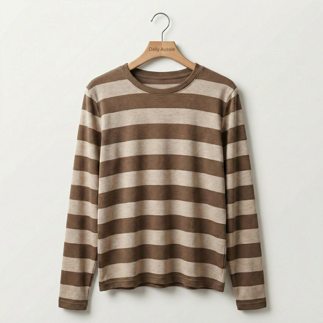 Mila™  |  Striped Knit Top