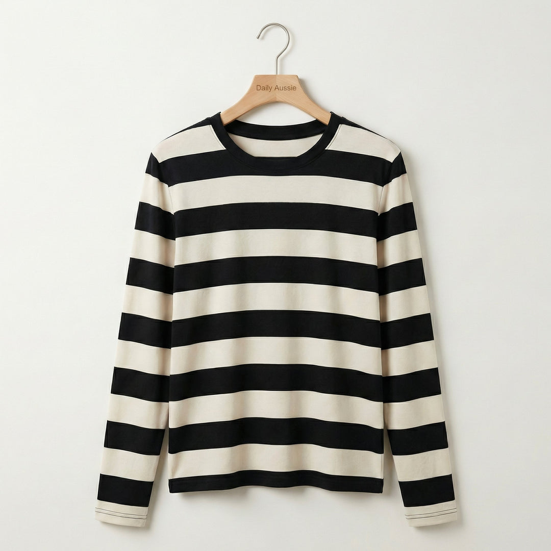 Mila™  |  Striped Knit Top