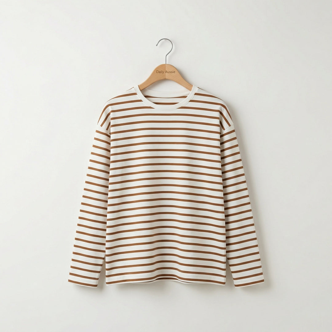 Holly™  |  Striped Long Sleeve Tee