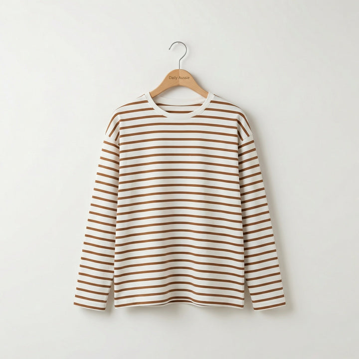 Holly™  |  Striped Long Sleeve Tee