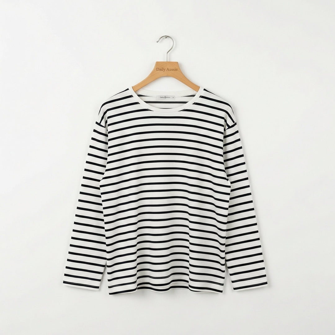 Holly™  |  Striped Long Sleeve Tee