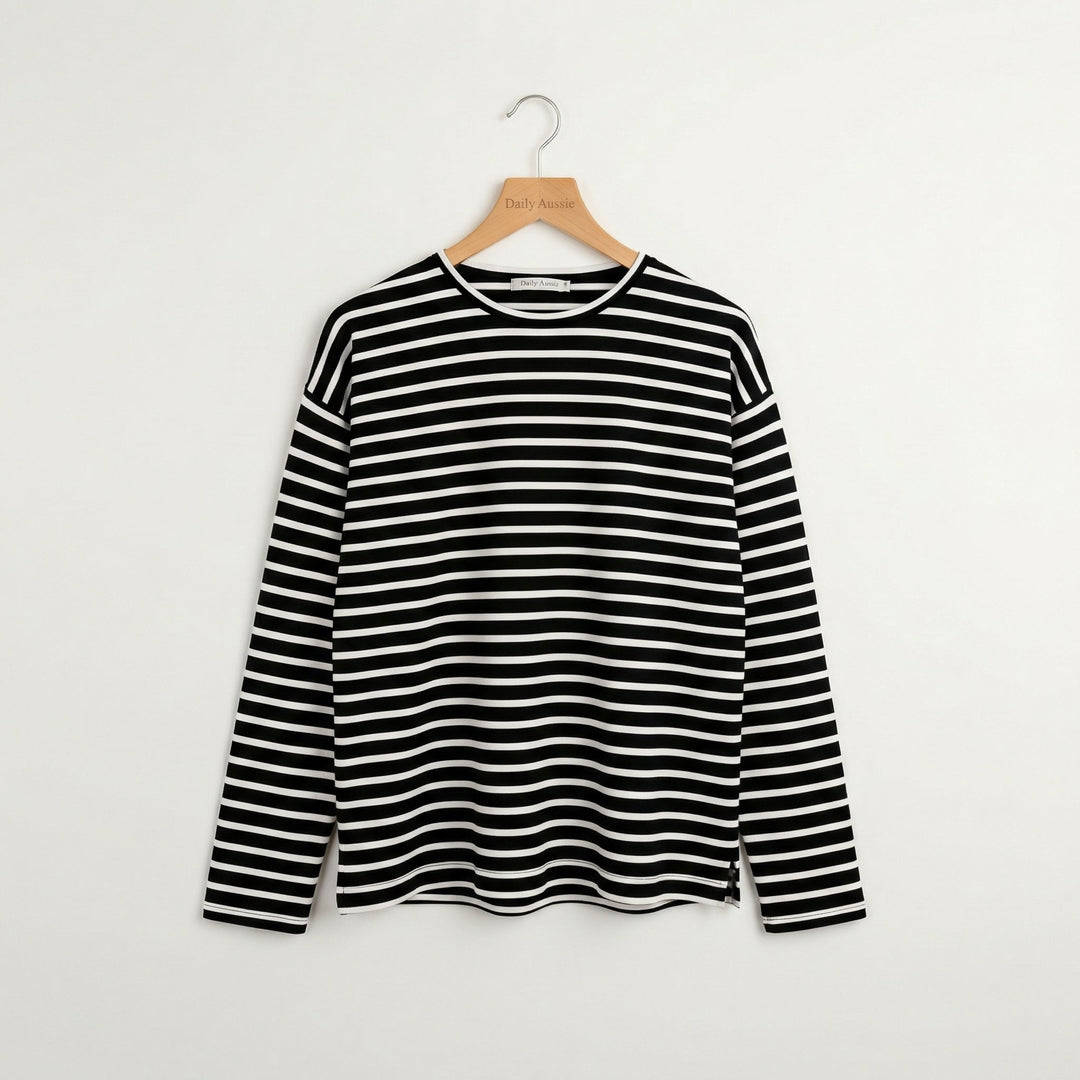 Holly™  |  Striped Long Sleeve Tee