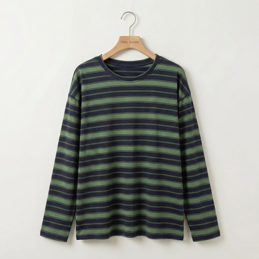 Billie™  |  BF Chic Striped Top