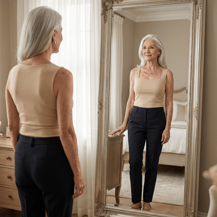 Emma & Rose Durban Avoria™ Bra Comfort Shaper Tank, seamless undergarment with supportive fit and smooth fabric.