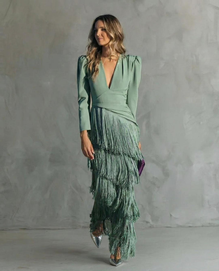 Clara Elegant Wedding Guest Dress - Elena Harper