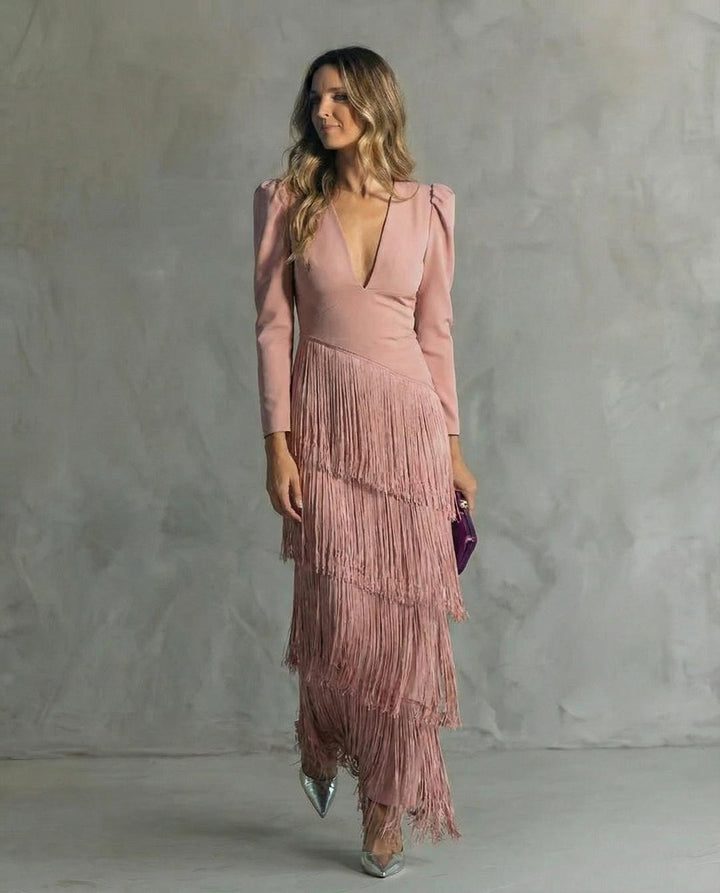 Clara Elegant Wedding Guest Dress - Elena Harper