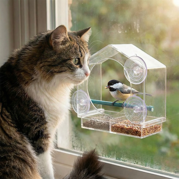 Birdvue Crystal Clear Window Bird Feeder - Elena Harper