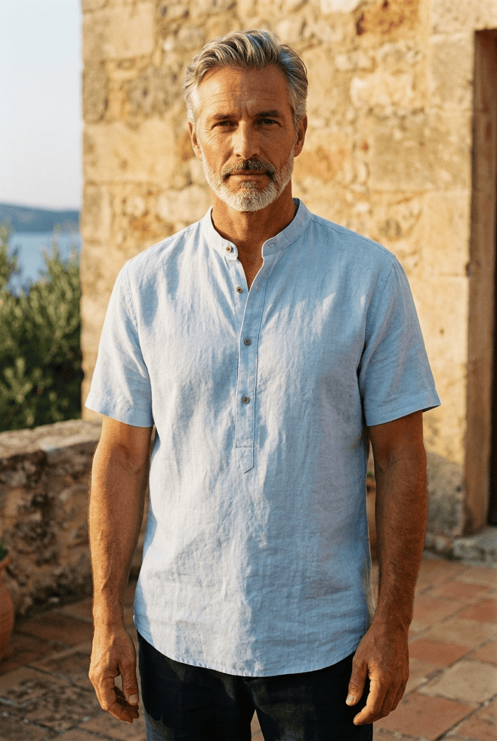 André Ferran Provence Linen Shirt