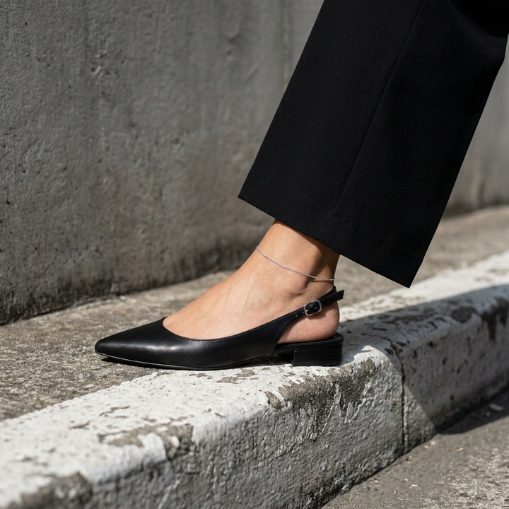 Comfortable Women's Slingback Ballerinas - Soft and Elegant