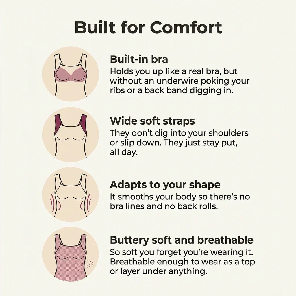 AuraForm™ Shaper Top with Integrated Bra