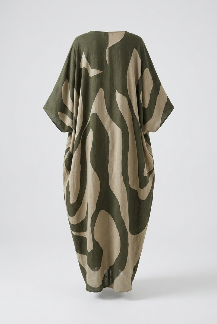Women's Kaftan Dress | Maxi Print