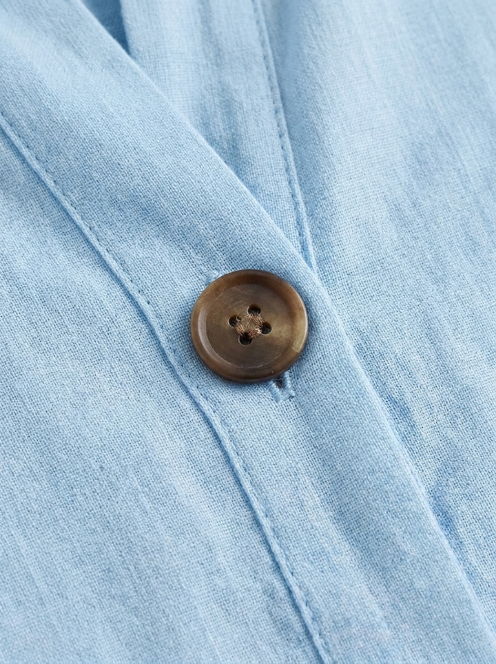 Women's Light Linen Blouse | Buttons