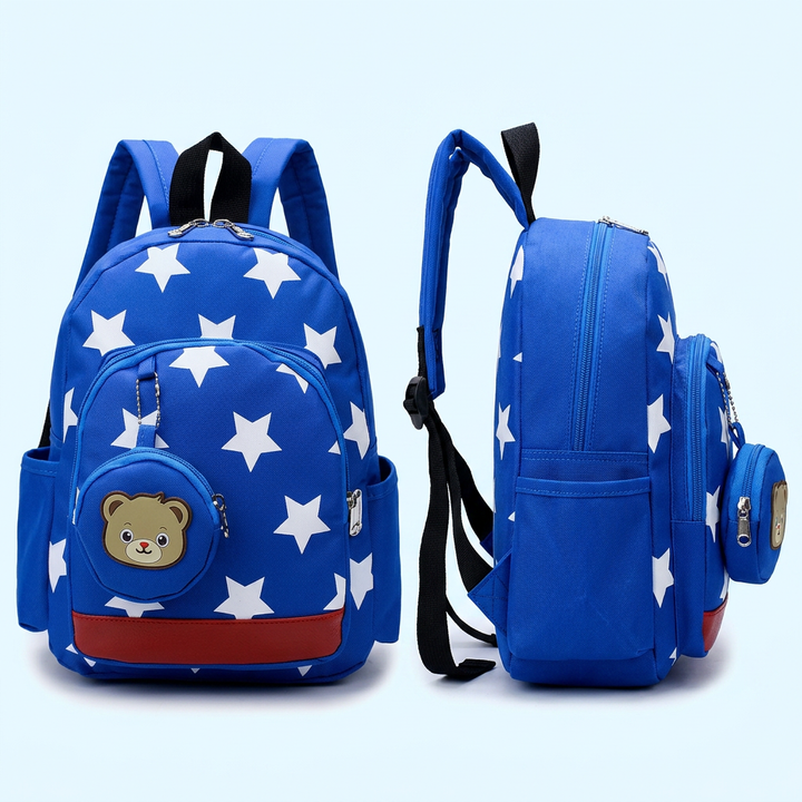 Cute Toddler Backpack with Bear Design, view 3 - Elena Harper