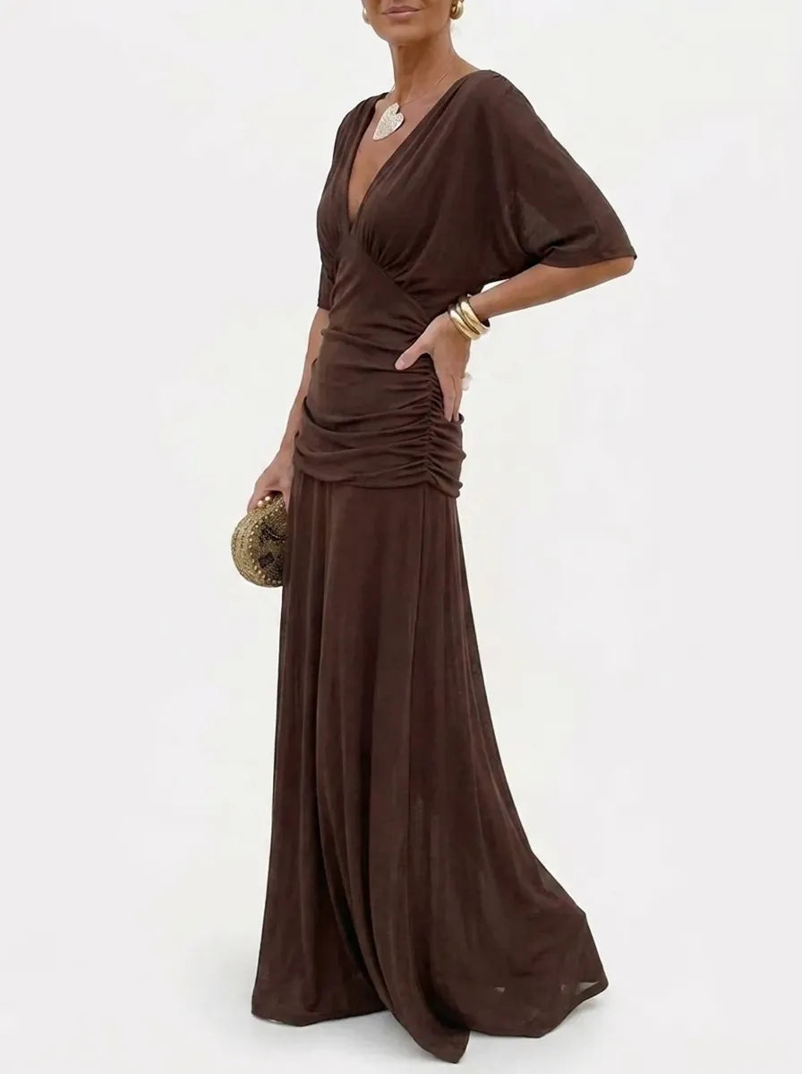Alondra™ | V-Neck Long Floral Maxi Dress