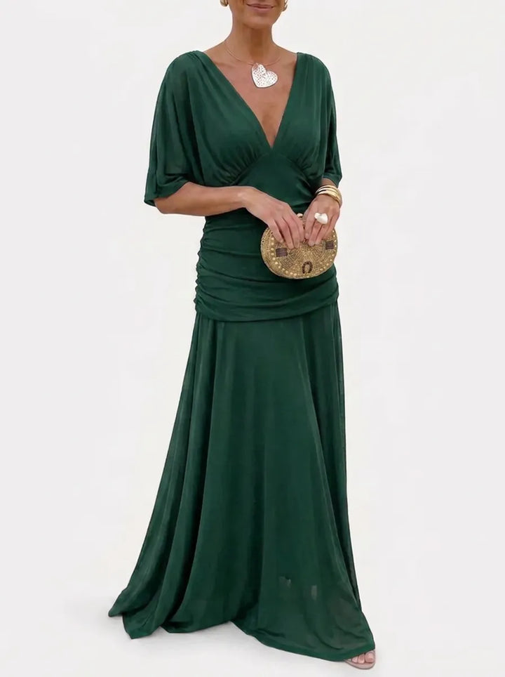 Alondra™ | V-Neck Long Floral Maxi Dress