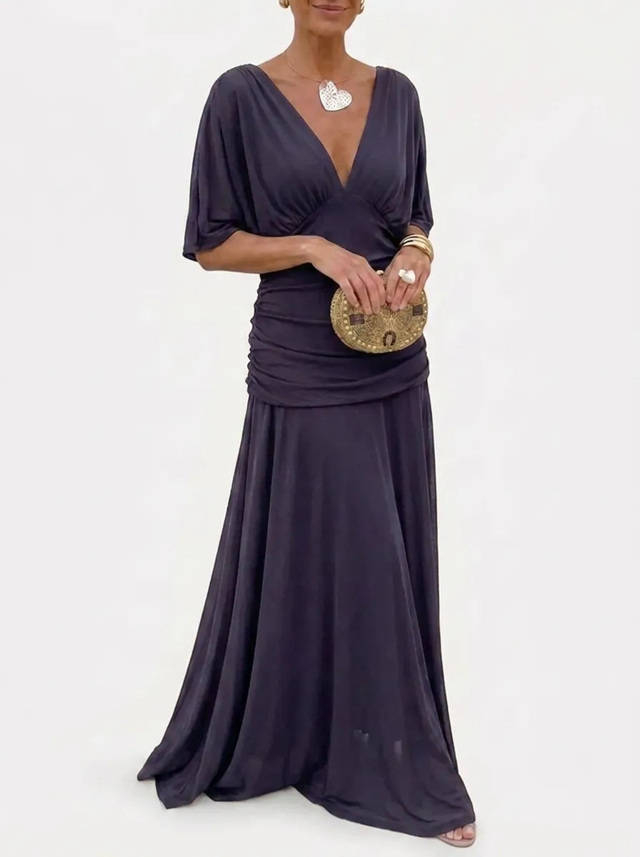 Alondra™ | V-Neck Long Floral Maxi Dress