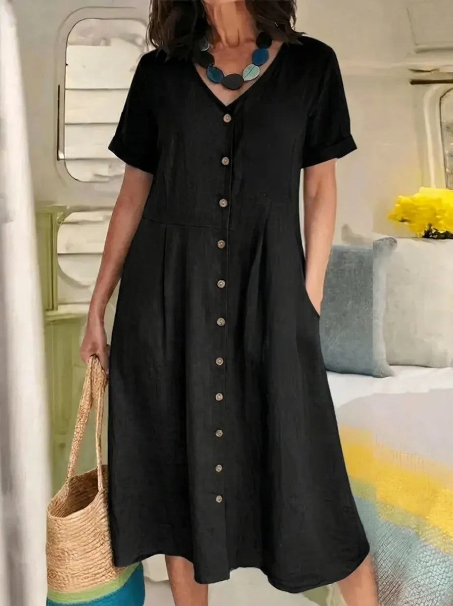 Briar - Effortless Button Dress