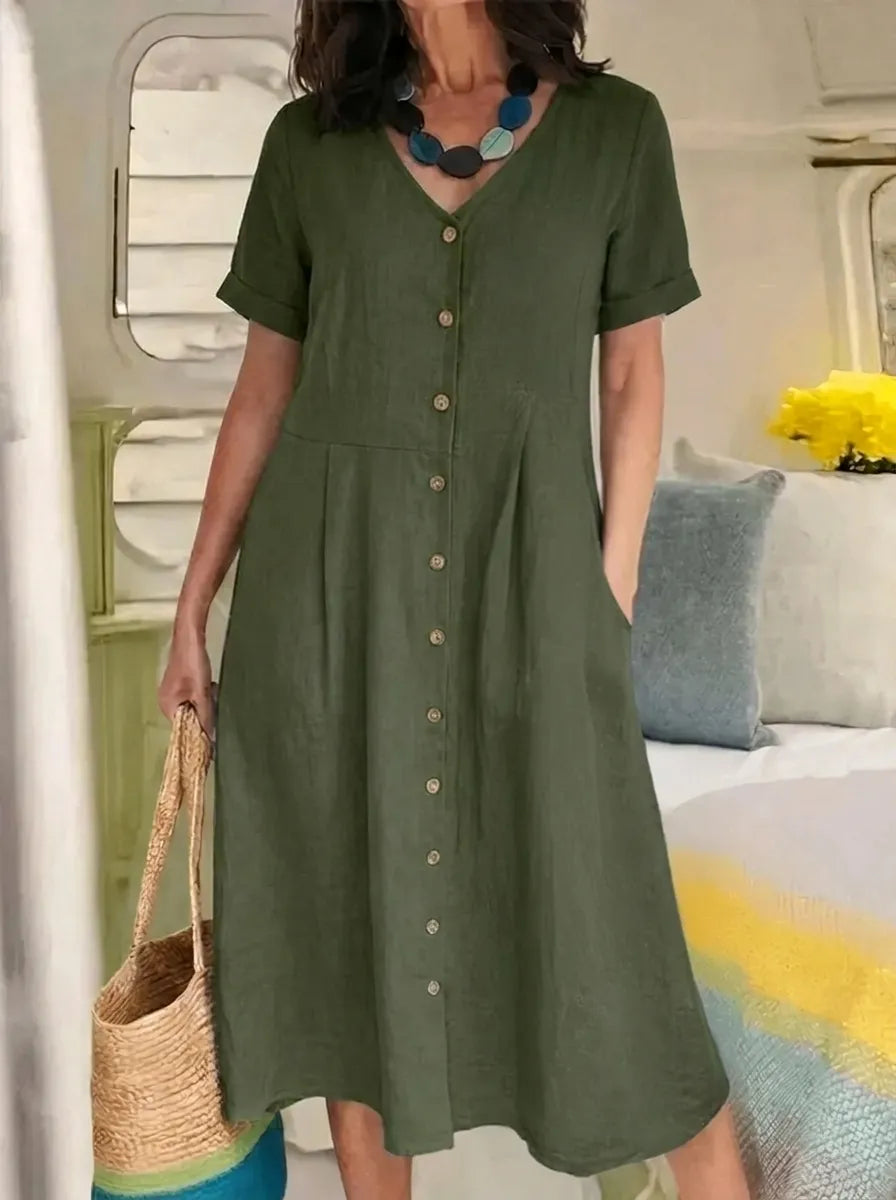 Briar - Effortless Button Dress