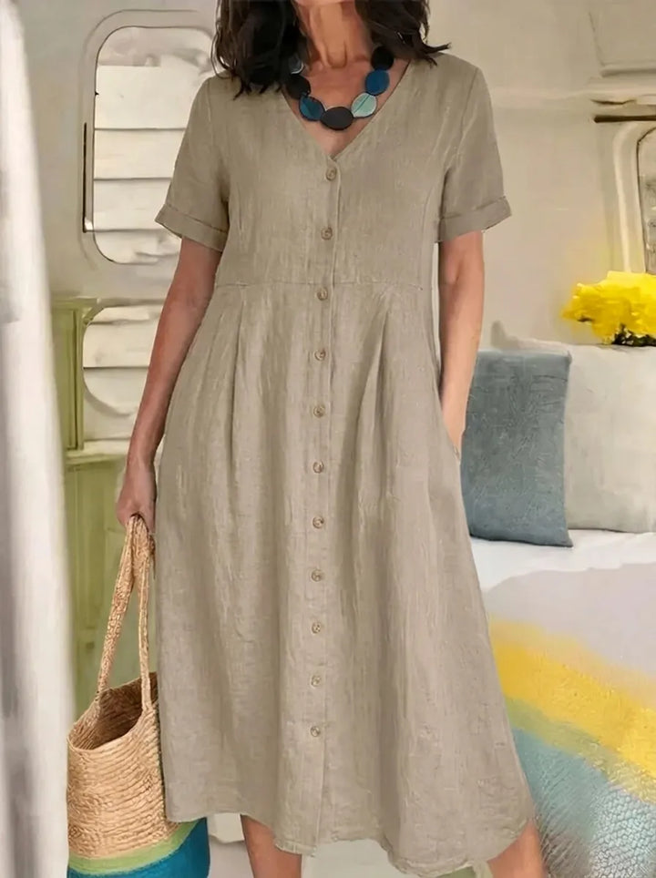 Briar - Effortless Button Dress