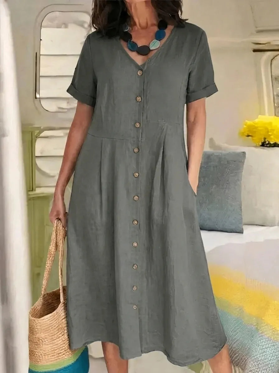 Briar - Effortless Button Dress
