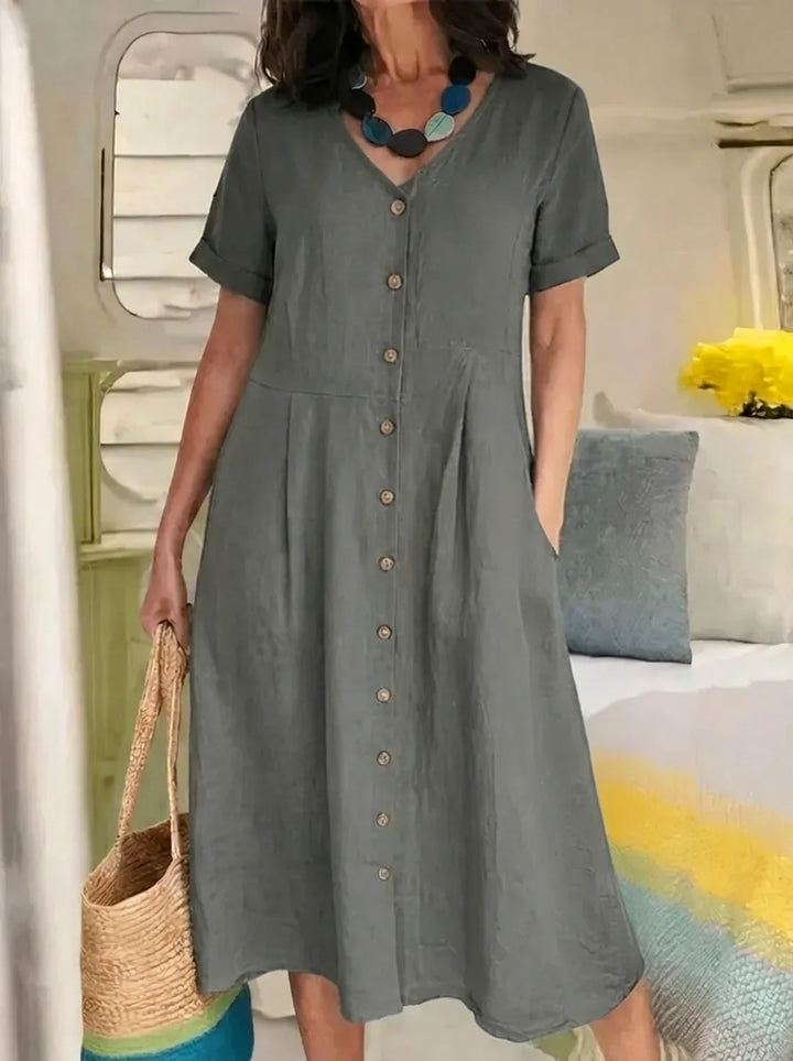 Briar - Effortless Button Dress