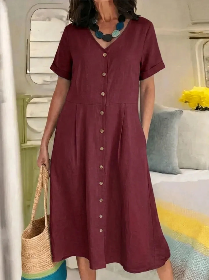 Briar - Effortless Button Dress