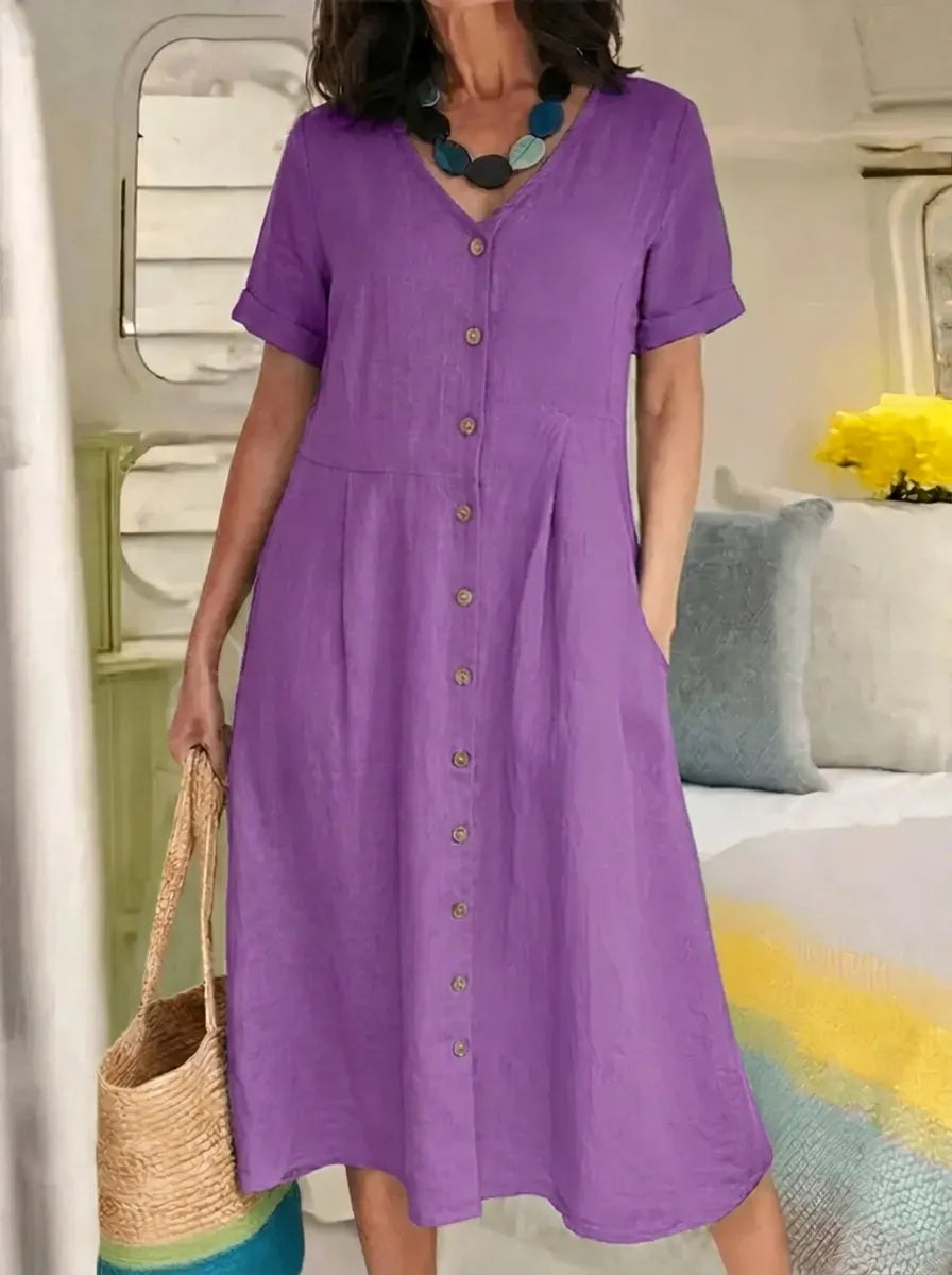 Briar - Effortless Button Dress