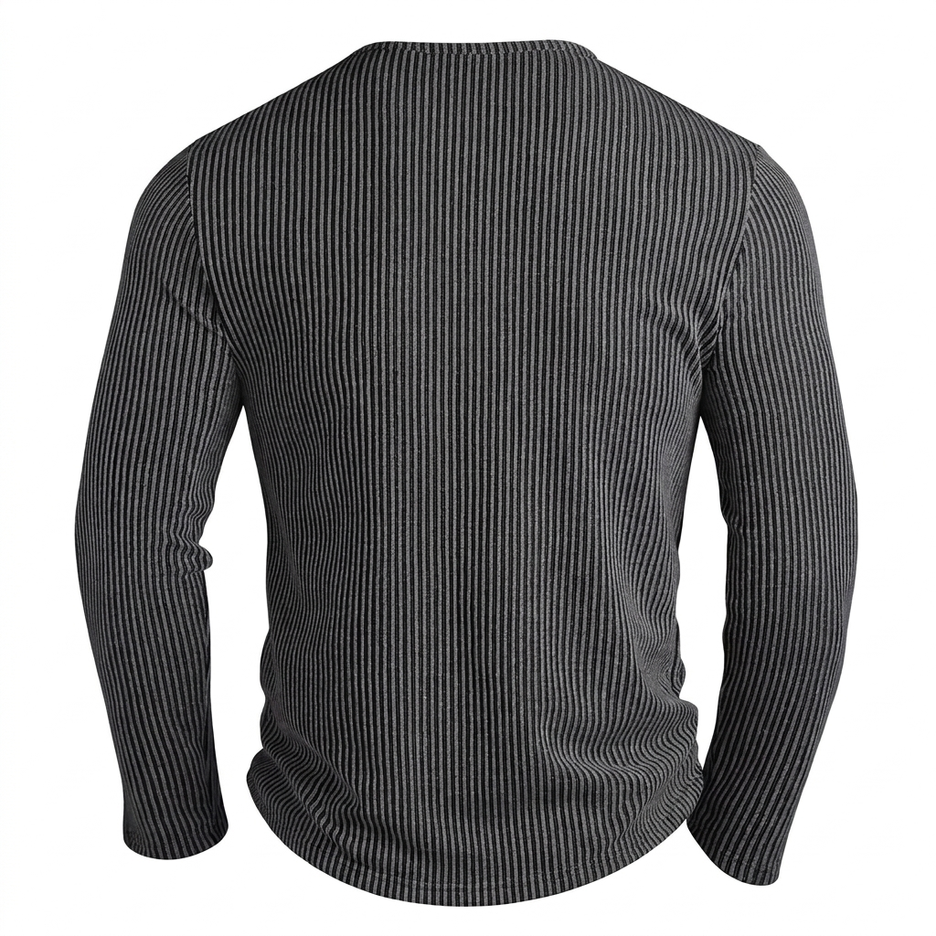 LAURENT MONACO | BUTTONED COLLAR MESH SHIRT FOR MEN