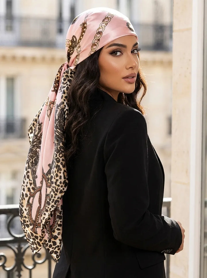 Women's Scarf with Animal Pattern