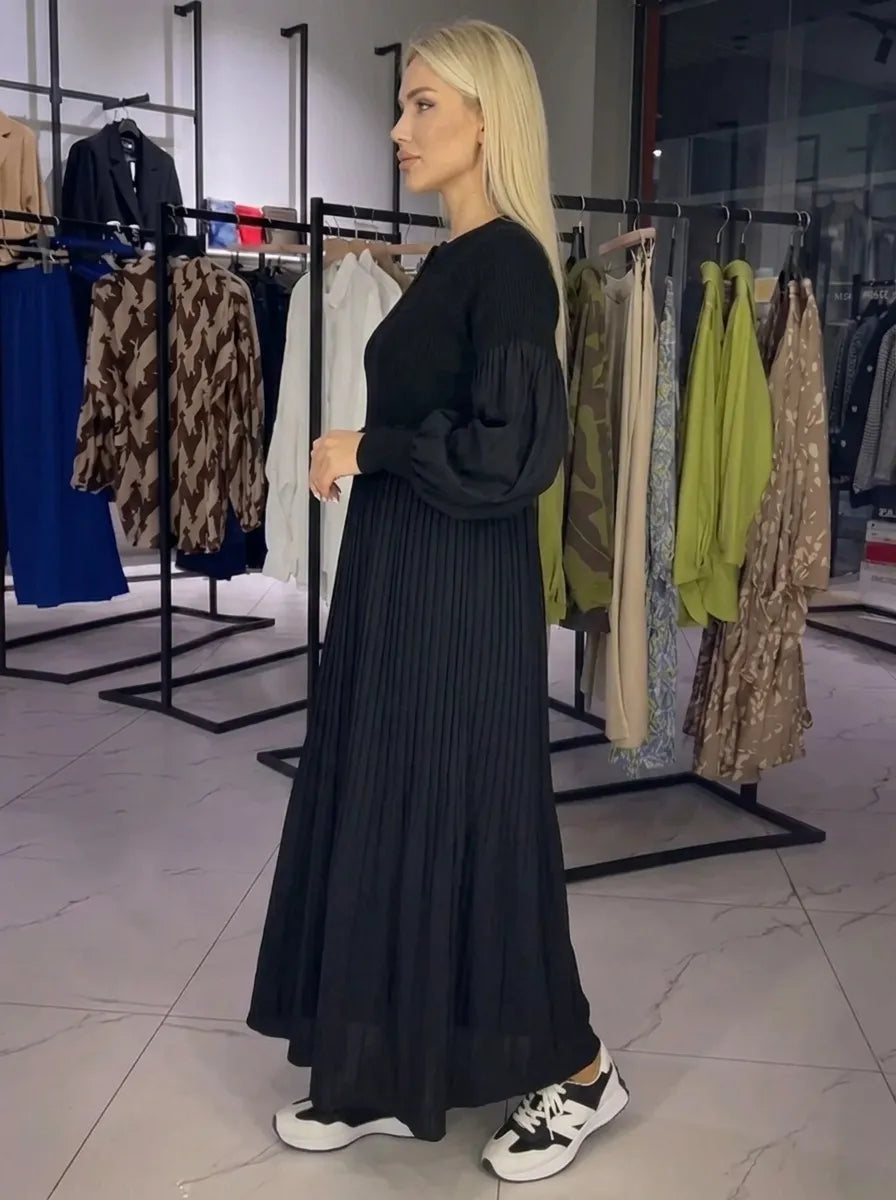 Ashley Elegant Midi Dress, view 2 - Elena Harper