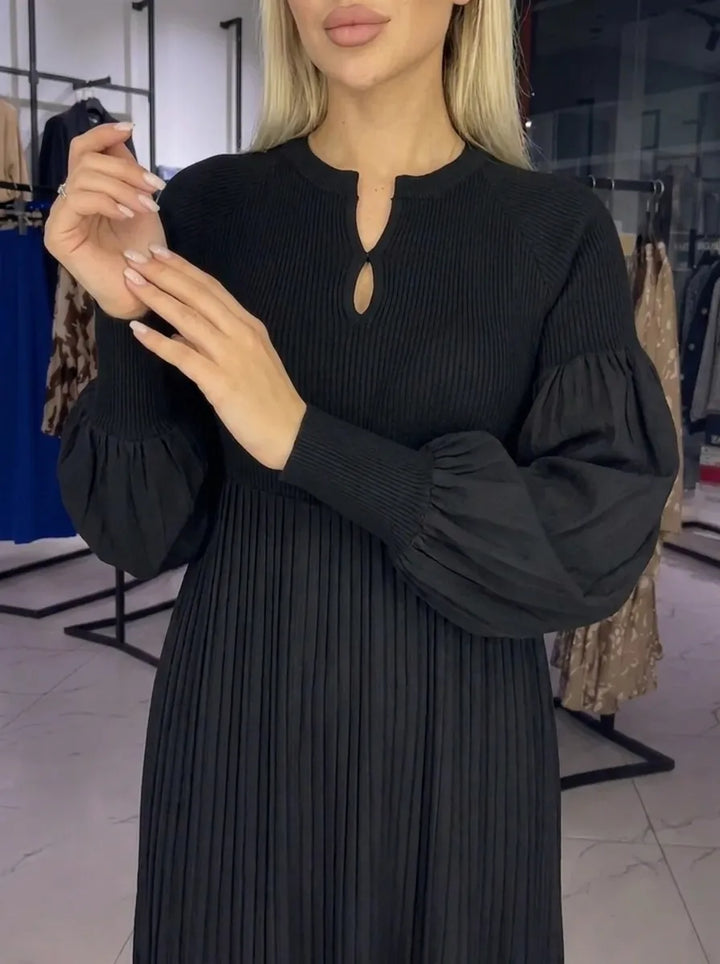 Ashley Elegant Midi Dress, view 4 - Elena Harper