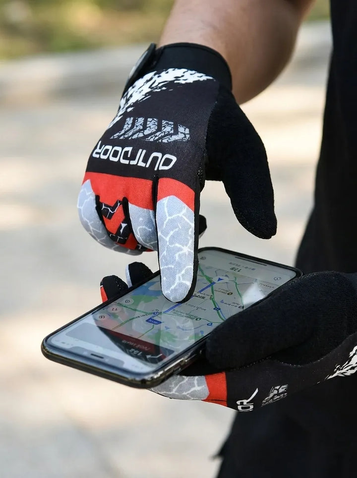 Breathable Waterproof Cycling Gloves with Grip Surface, view 2 - Elena Harper
