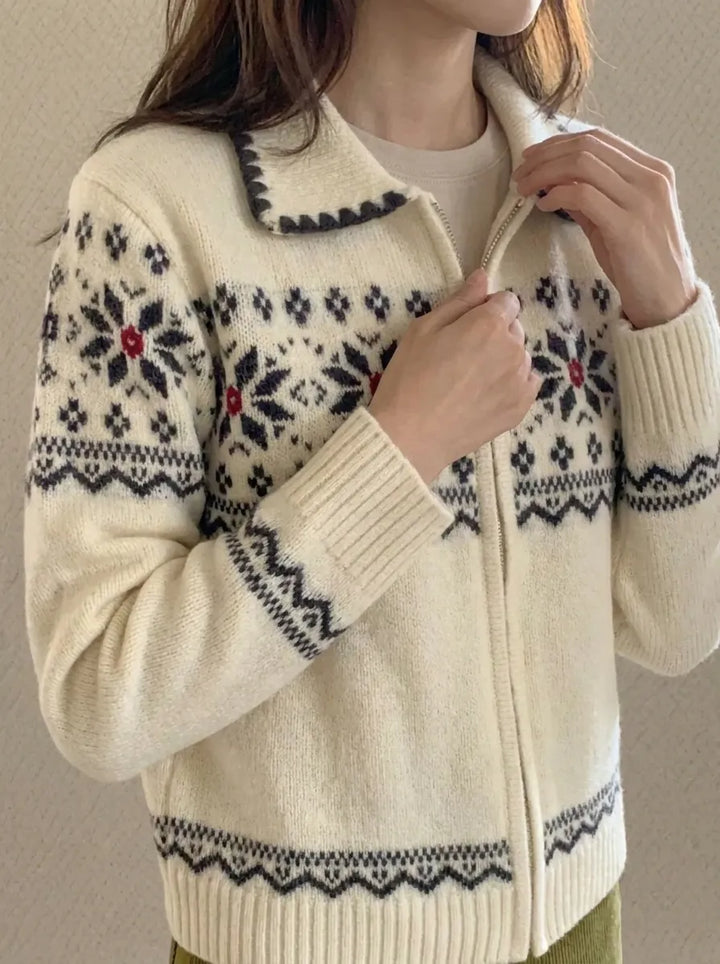 Cair Wool Pullover with Button Placket, view 5 - Elena Harper