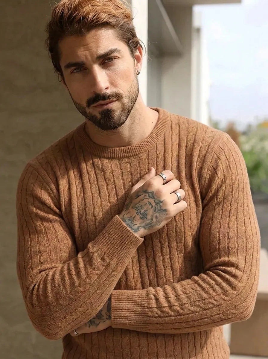 Brit & Boho️ Graphica Geo Knit Sweater, view 3 - Elena Harper
