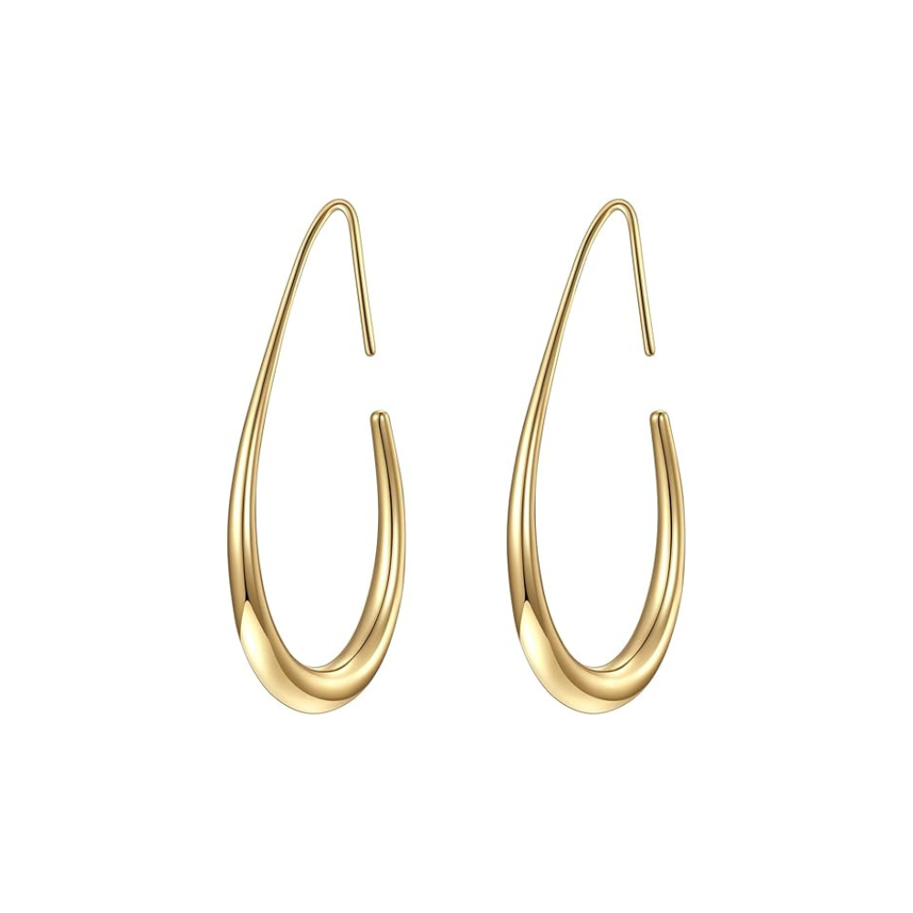 Sunny Hoop Earrings Gold - Elena Harper