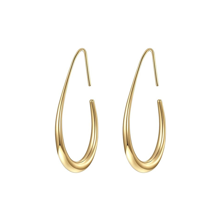 Sunny Hoop Earrings Gold - Elena Harper