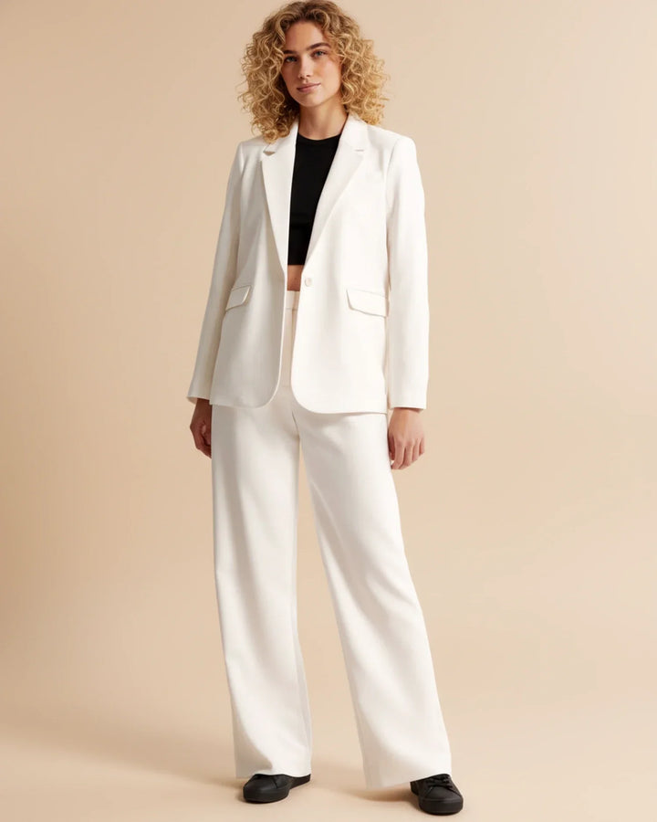 Women's High Waist Pleated Trousers Tailored Fit - Craw Leigh