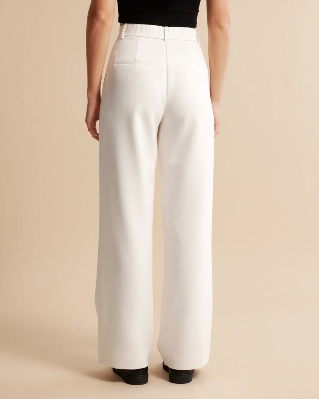 Women's High Waist Pleated Trousers Tailored Fit - Craw Leigh