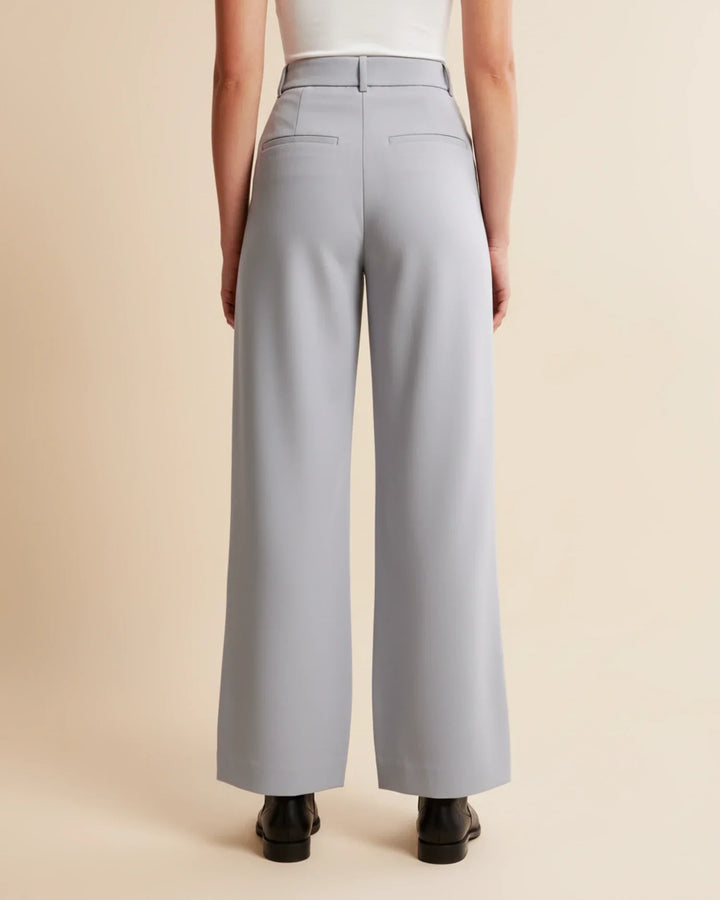 Women's High Waist Pleated Trousers Tailored Fit - Craw Leigh