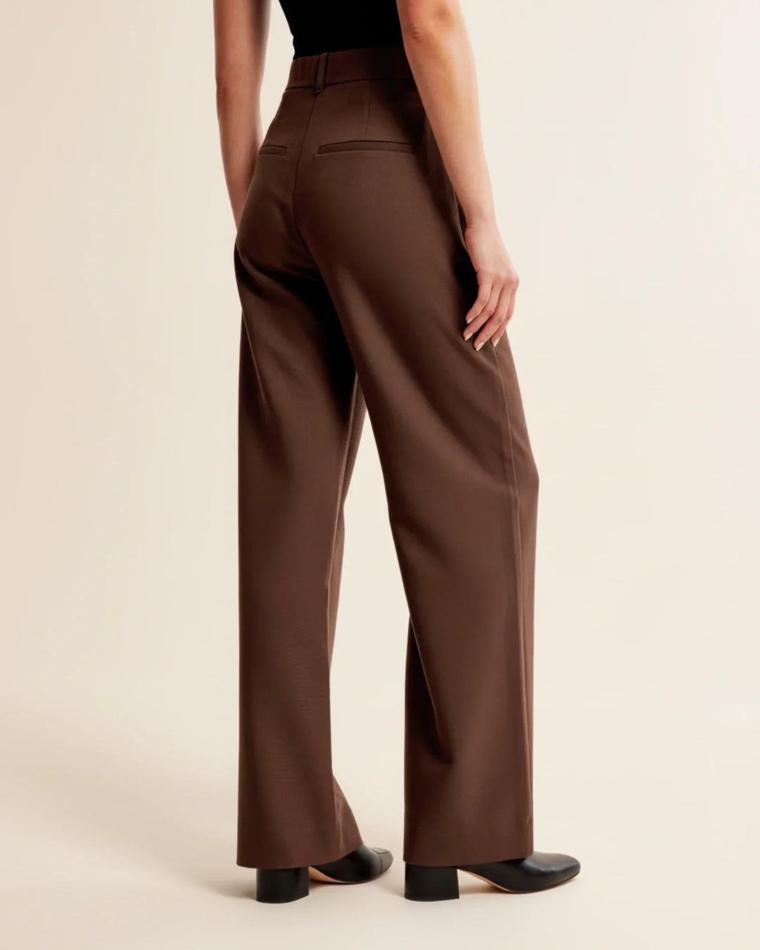 Women's High Waist Pleated Trousers Tailored Fit - Craw Leigh