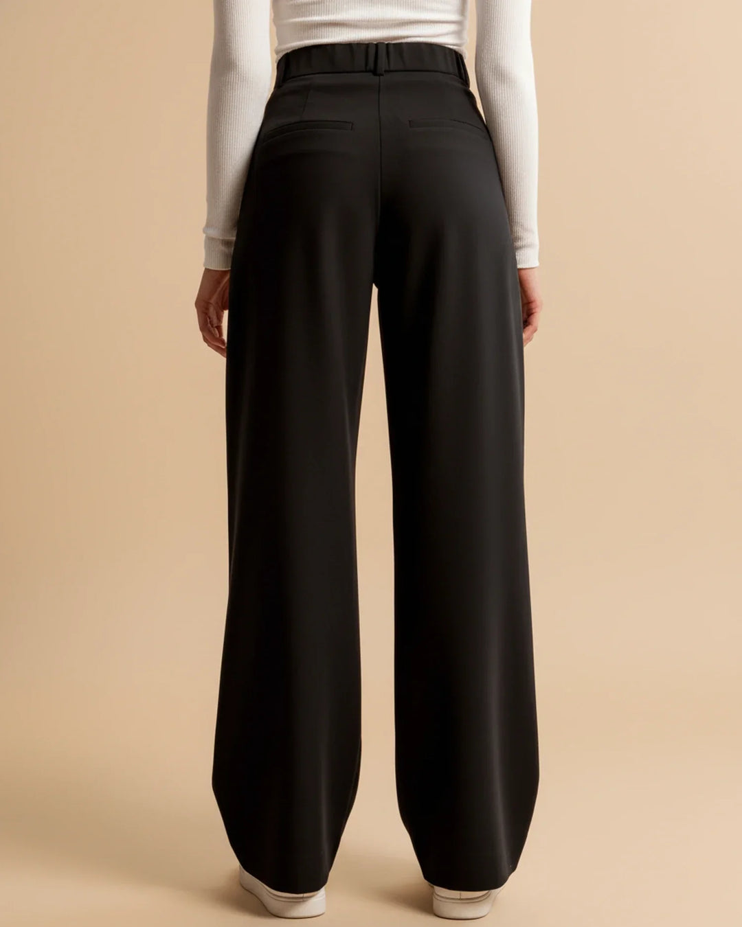 Women's High Waist Pleated Trousers Tailored Fit - Craw Leigh