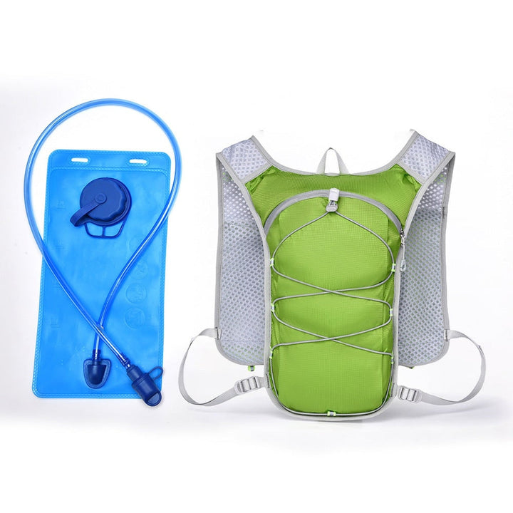 Hydration Vest With Ultralight Design And Adjustable Fit Featuring Multiple Storage Options And Ergonomic Back Padding