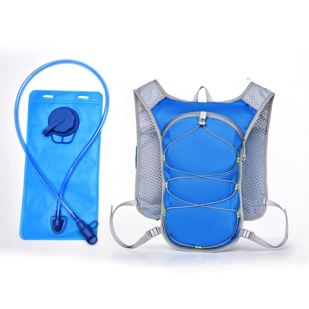 Hydration Vest With Ultralight Design And Adjustable Fit Featuring Multiple Storage Options And Ergonomic Back Padding