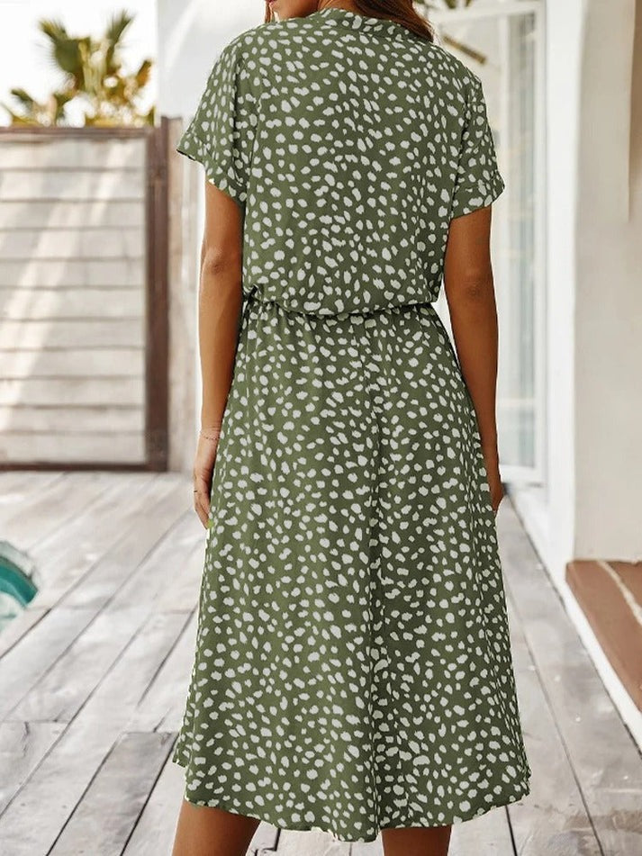 Maybelle V-Neck Dress - Elena Harper