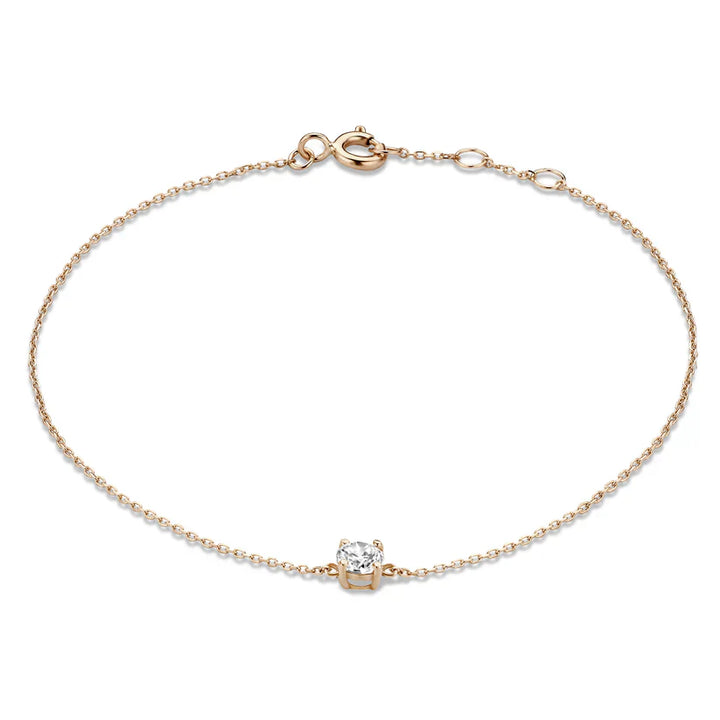 Dalynette™  |  Bracelet Moissanite Stones Gold