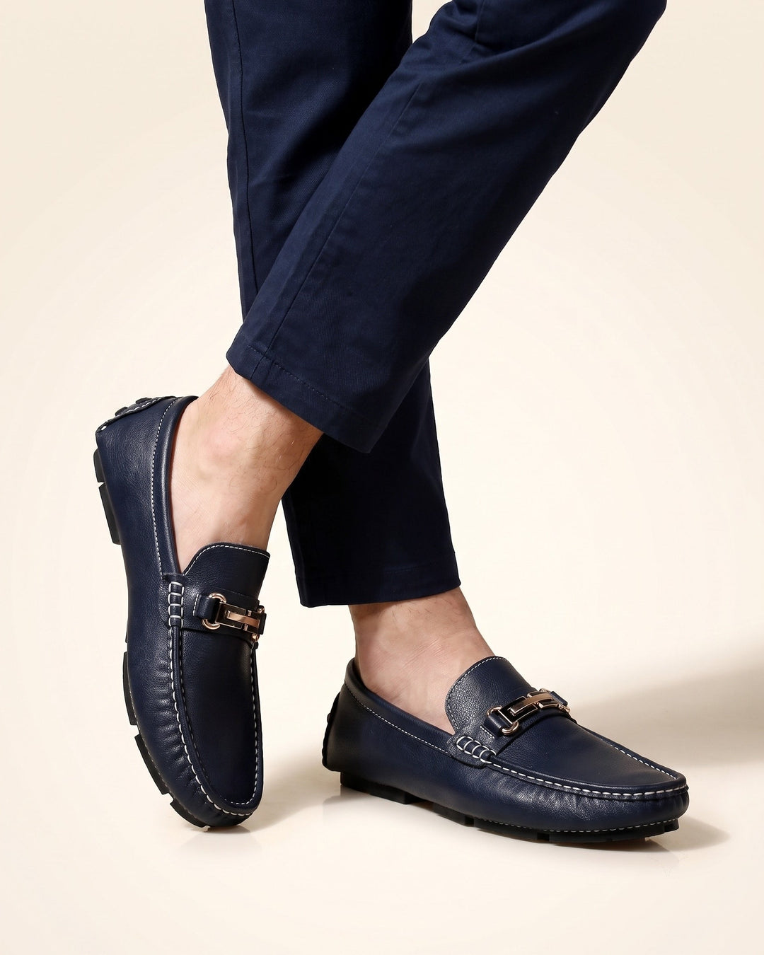 Harrington Oxford | Pebbled Slip On Loafers For Men