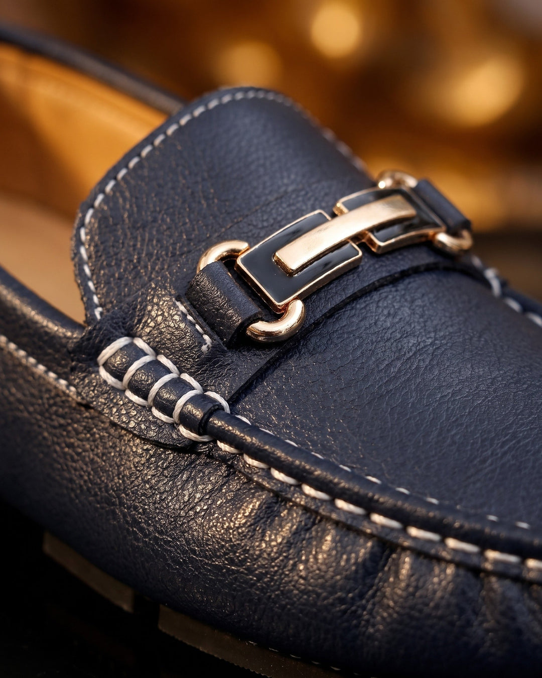 Harrington Oxford | Pebbled Slip On Loafers For Men