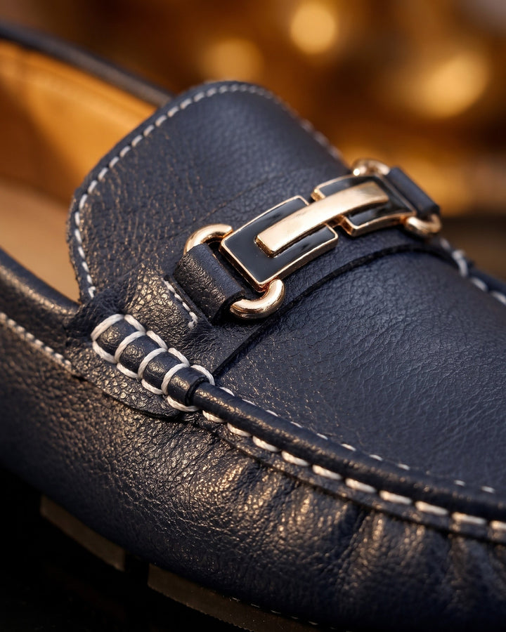 Harrington Oxford | Pebbled Slip On Loafers For Men
