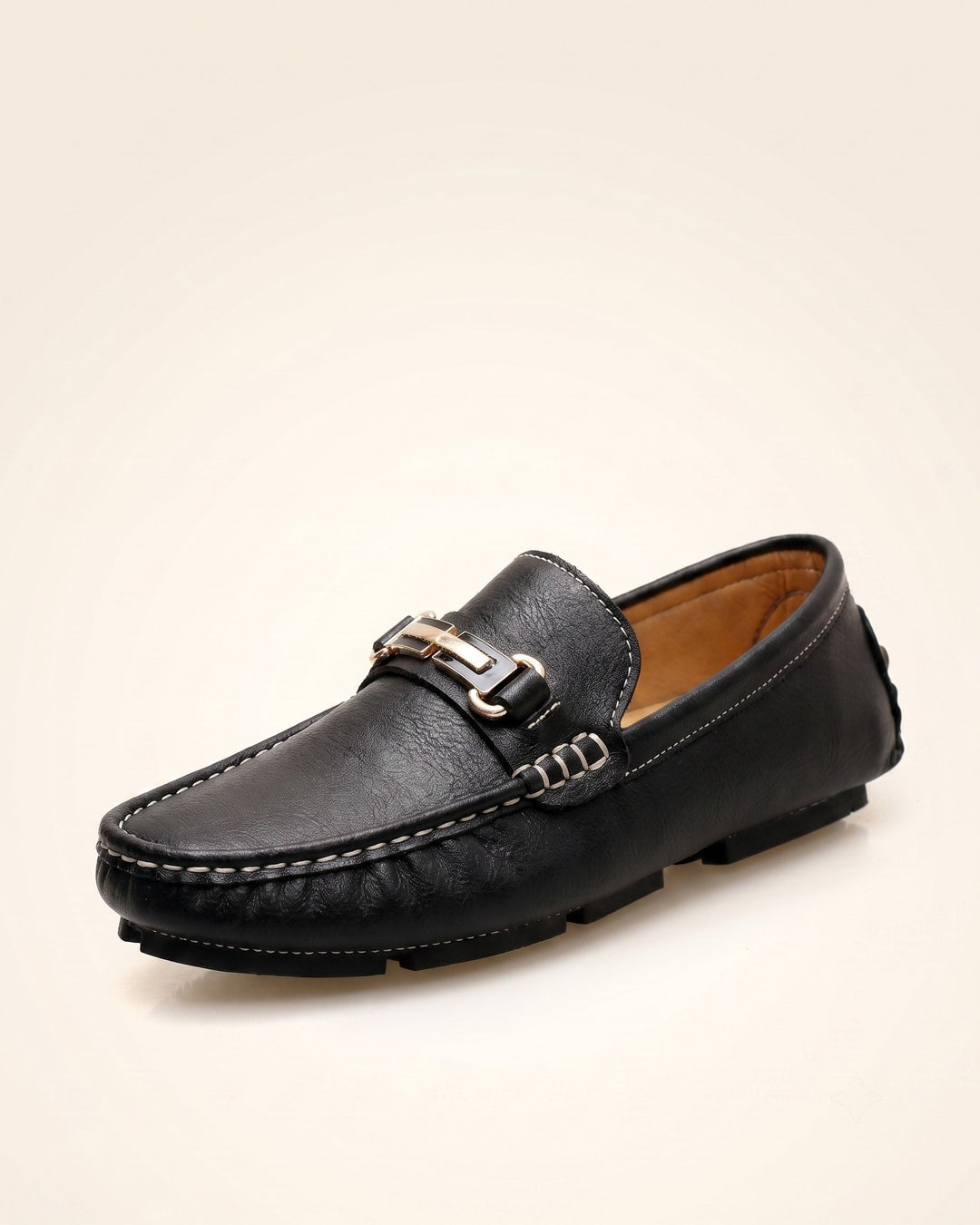 Harrington Oxford | Pebbled Slip On Loafers For Men