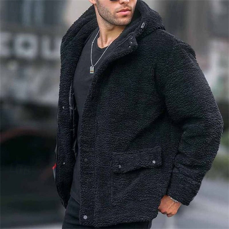 Tobias Cozy Hooded Jacket, view 4 - Elena Harper